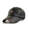 Mens Leather Baseball Cap  Warm Winter Outdoor Outing Cap  Fashion Casual Adjustable Leather Hat 7