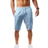 Mens Summer Cotton Linen Joggers  Breathable Casual Gym Training Trousers  Streetwear Sweatpants 13