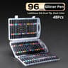 Dual Tip Glitter  Metallic Acrylic Paint Markers Set  Fine Tip Art Marker Pens For Rock Painting St 8