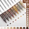 9Piece Professional Acrylic Brush Markers Set  Dual Precision Art Pens With Valve Ink Control 6