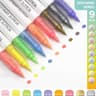 9Piece Professional Acrylic Brush Markers Set  Dual Precision Art Pens With Valve Ink Control 10