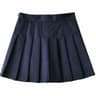 Womens Solid Color HighWaisted JK ALine Mini Skirt  Slim Fit Elastic Zipper Skirt 9
