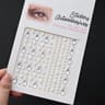 SelfAdhesive Face Jewels  Eyes Rhinestones  Temporary Tattoo Diamond Gems For Makeup  Party 25