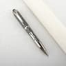 Luxury Business Deep Blue Oversized Metal Rollerball  Ballpoint Pen  Silver Clip  Smooth Blue Ink 15
