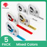 5Pack 12mm Compatible Label Tape Refills For Phomemo P12  Dymo LetraTag LT100H 8