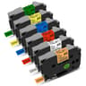 6Pack 12mm Pastel Laminated Label Tape Set For Brother Ptouch 8