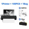 Bluetooth Portable Thermal A4 Printer  Rechargeable Inkless Mobile Printer For Office  Travel 8