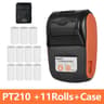 GOOJPRT PT210 Mini Portable 58mm Handheld Wireless POS Thermal Receipt  Label Printer 12