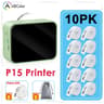 P15 Mini Wireless Bluetooth Thermal Label Printer  Sticker Maker 8