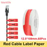 Marklife Waterproof TearResistant Thermal Cable Label Roll Compatible With P15  M1  P12 6