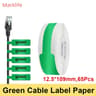 Marklife Waterproof TearResistant Thermal Cable Label Roll Compatible With P15  M1  P12 11