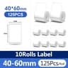 NIIMBOT Waterproof SelfAdhesive White Thermal Label Paper Rolls For B1  B21 Printer 11