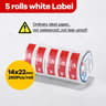 NIIMBOT Waterproof SelfAdhesive White Thermal Label Paper Rolls For D101 D11  D110 Printer 22