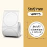 NIIMBOT MultiColor  White Thermal Round Label Paper Rolls For B21 B1  B3S Printers 13