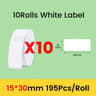 NIIMBOT Official Label Sticker Paper Rolls 3 5  10 Packs For D11 D101  D110 Printers 7