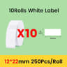 NIIMBOT Official Label Sticker Paper Rolls 3 5  10 Packs For D11 D101  D110 Printers 13