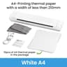 Phomemo M08F Portable A4 Wireless Thermal Printer  Mobile Tattoo Stencil Maker For Phone  PC 12