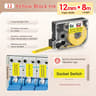 Marklife R15 Ribbon Label Printer Rechargeable Bluetooth Portable Label Maker For Gift Wrapping Sat 6