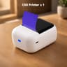 C50 Mini Tattoo Transfer Printer Portable Inkless 2Inch Stencil Machine For Phone IPad  PC 6