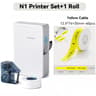 NIIMBOT N1  B18 Thermal Transfer Label Printer  Cable Tag Maker With PET Waterproof Ribbon 12