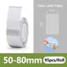 NIIMBOT B1  B21 Clear Transparent Thermal Label Roll SelfAdhesive Sticker Paper For B1 B21 Printers 10