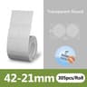 NIIMBOT B1  B21 Clear Transparent Thermal Label Roll SelfAdhesive Sticker Paper For B1 B21 Printers 9