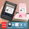 DETONGER DP23S Barcode  QR Code Printer For Clothing Jewelry  Price Tags With Bluetooth 16