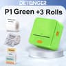 DETONGER P1 Mini Portable Thermal Label Printer Wireless Inkless Pocket Sticker Maker 10
