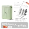 NIIMBOT D110 Mini Portable Thermal Printer Smart Pocket SelfAdhesive Bluetooth Price Label Sticker  21