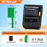 DETONGER DP230S 64mm Portable Smart Thermal Label Printer Wireless Bluetooth Barcode QR Code Cable  15