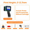 Cenliro CL05P 127mm Mini Handheld Inkjet Printer For Barcodes  Dates 8