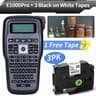 E1000 PRO Handheld Industrial Label Maker QWERTY Keyboard Printer Compatible With Brother TZe Tapes 7