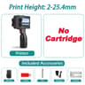 NonEncrypted Handheld Inkjet Printer Gun 127mm TIJ Coder With QuickDrying Ink 11
