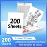 Phomemo A4 Thermal Paper Letter Size QuickDry Continuous Roll Refill For M832 M833 M834 M835 Printe 8