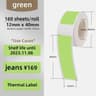 Portable Wireless Mini Label Maker With Paper Roll  Multiple Templates For Home Office  Storage 15