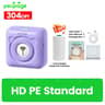 PeriPage A6 304DPI HD Mini Photo Printer Portable Bluetooth Wireless Sticker Label Maker 16