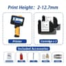 EURANNIT E19 127mm Handheld Thermal Inkjet Printer Portable Coding Machine For Expiry Date  QR Barc 7