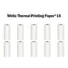 10Roll 57mm Thermal Sticker Paper Set SelfAdhesive White Labels For Pocket Printers  Kids Photo Mak 8