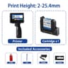 DCODE 1750plus Handheld Inkjet Printer 127mm  254mm Portable Date  Barcode Coding Machine 7