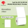 Phomemo MultiPurpose Thermal Labels For M110 M200  M220 Printers  Adhesive Round  Square Printable  12