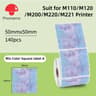 Phomemo MultiPurpose Thermal Labels For M110 M200  M220 Printers  Adhesive Round  Square Printable  25
