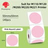 Phomemo MultiPurpose Thermal Labels For M110 M200  M220 Printers  Adhesive Round  Square Printable  22