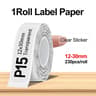 P15 Portable Bluetooth Mini Thermal Label Maker Inkless Sticker Machine For Home Office  Retail 10