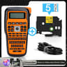 E1000 PRO QWERTY Label Maker Keyboard Printer Compatible With Heat Shrink Tubes  TZe231 Tapes 12