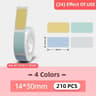 Niimbot D11 D101  D110 Thermal SelfAdhesive Waterproof Label Rolls Cable Color  Round Stickers 6