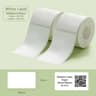 Official Niimbot B1  B21 Waterproof White Thermal Label Paper Rolls Pack 2345 Rolls 17