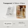 Official Niimbot D110  D11 Waterproof Thermal Label Rolls White Color Cable Sticker Tape 11
