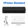 Portable A4 Mini Thermal Printer Wireless Bluetooth Inkless Maker For Home Office  School 6