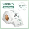 Phomemo 5001000 Pcs Round Thermal Label Paper Waterproof Stickers For 241 Printer 17