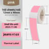 HZTZ Mini Bluetooth Thermal Label Printer Smart SelfAdhesive Price Tag  Sticker Maker 12